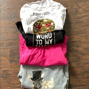 4 LONG SLEEVE SHIRTS